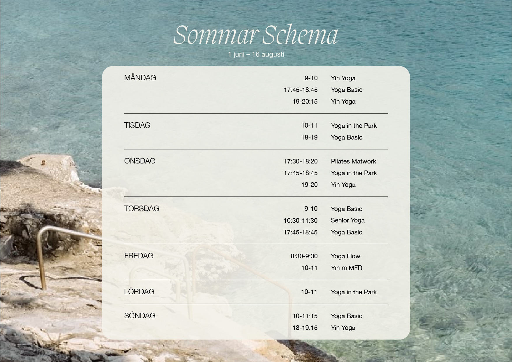 sommaryoga malmö, yoga i sommar
